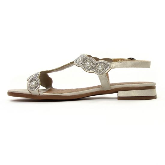 sandales beige mode femme printemps été - Photo Produit 3