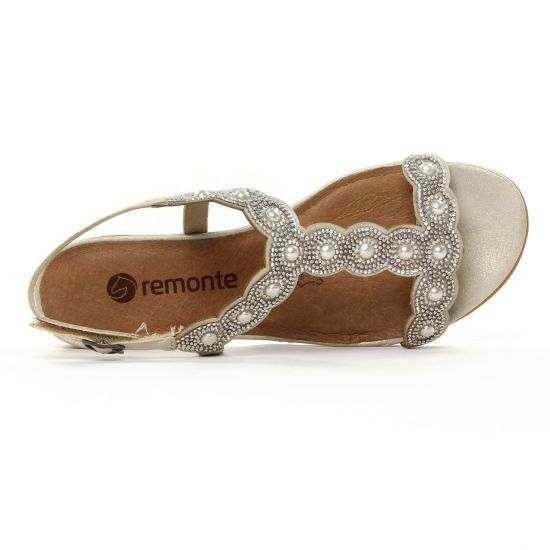 sandales beige mode femme printemps été - Photo Produit 4