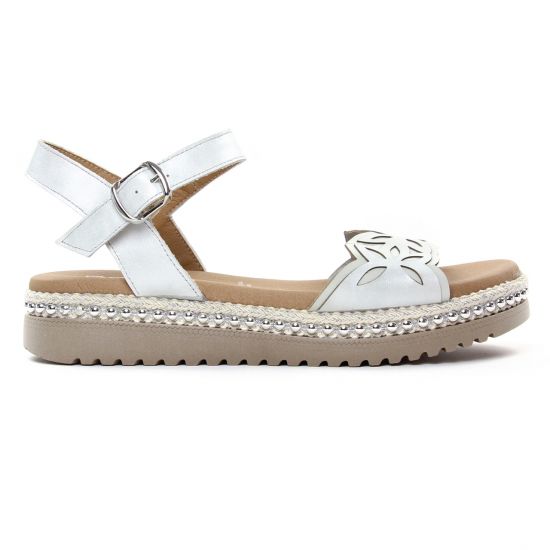 sandales blanc mode femme printemps été - Photo Produit 2