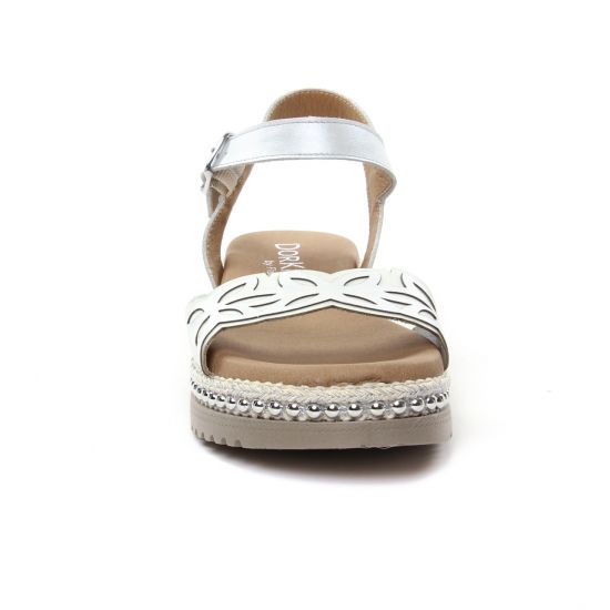 sandales blanc mode femme printemps été - Photo Produit 6