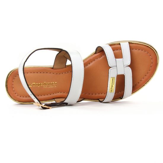 sandales blanc mode femme printemps été - Photo Produit 4