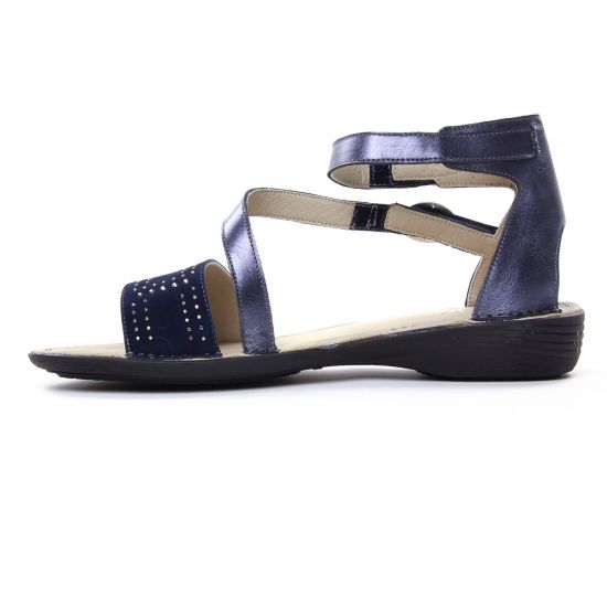 sandales bleu marine mode femme printemps été - Photo Produit 3
