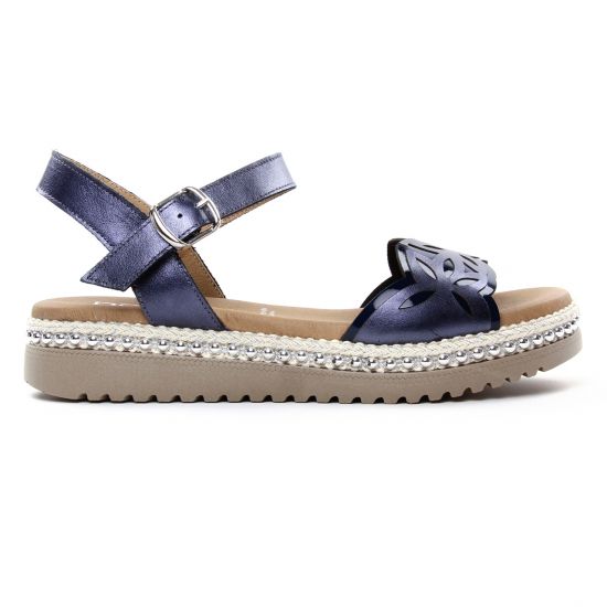 sandales bleu marine mode femme printemps été - Photo Produit 2