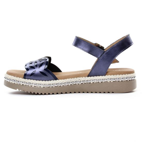 sandales bleu marine mode femme printemps été - Photo Produit 3