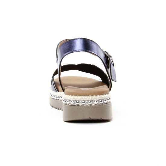 sandales bleu marine mode femme printemps été - Photo Produit 7