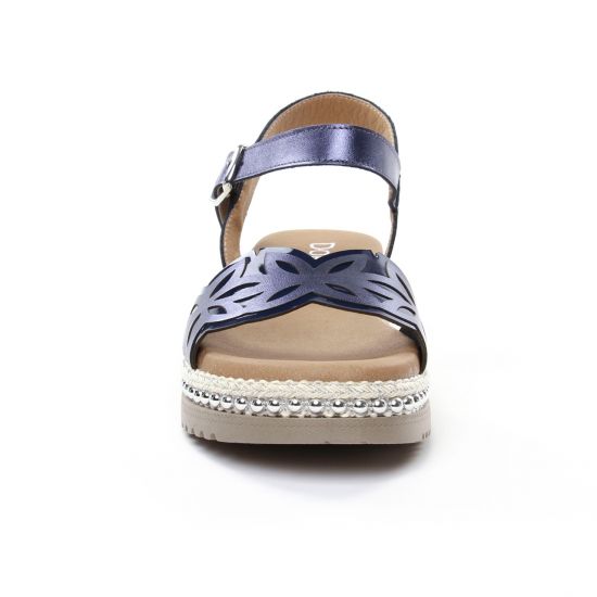 sandales bleu marine mode femme printemps été - Photo Produit 6