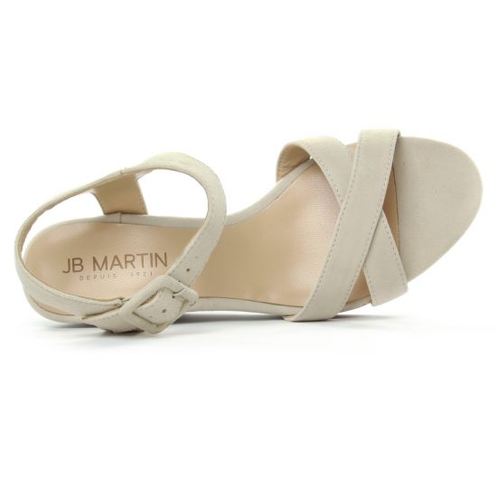 nu-pieds compensés beige mode femme printemps été - Photo Produit 4