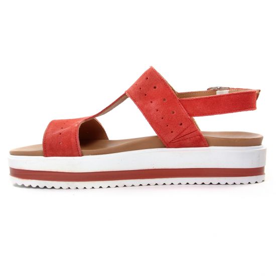 sandales compensées rouille mode femme printemps été - Photo Produit 3
