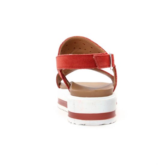 sandales compensées rouille mode femme printemps été - Photo Produit 7