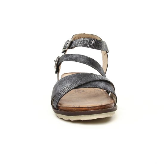 sandales gris argent mode femme printemps été - Photo Produit 6