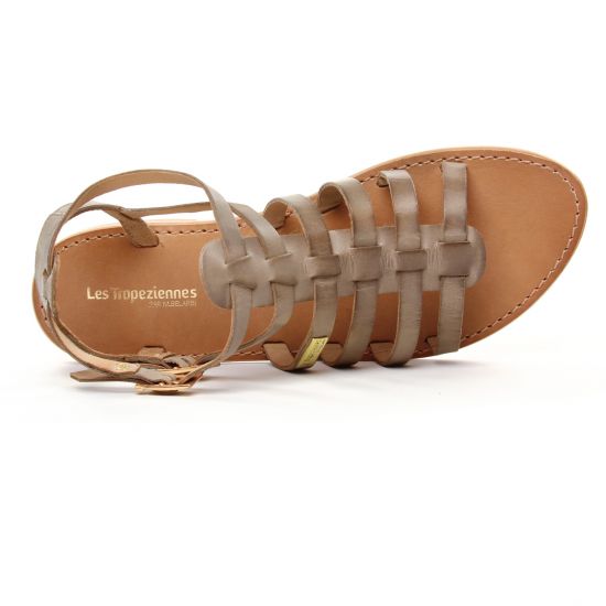 sandales gris taupe mode femme printemps été - Photo Produit 4