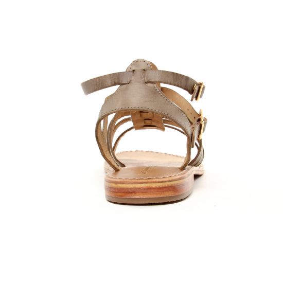 sandales gris taupe mode femme printemps été - Photo Produit 7