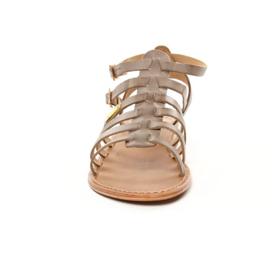 sandales gris taupe mode femme printemps été - Photo Produit 6