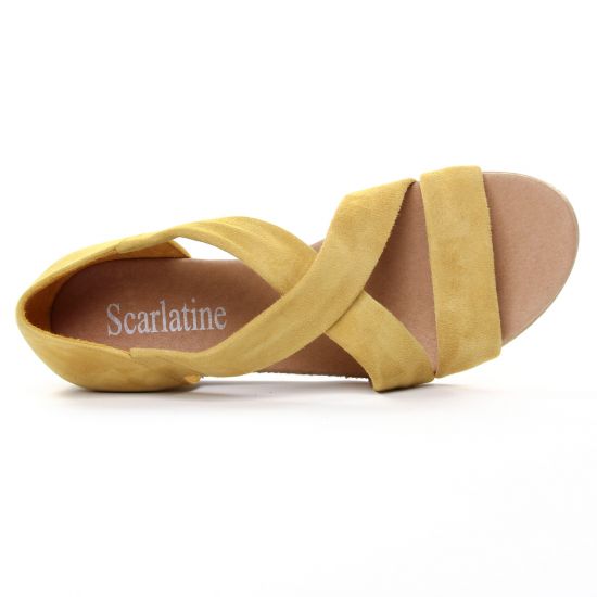 espadrilles jaune mode femme printemps été - Photo Produit 4