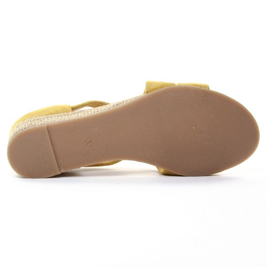espadrilles jaune mode femme printemps été - Photo Produit 5