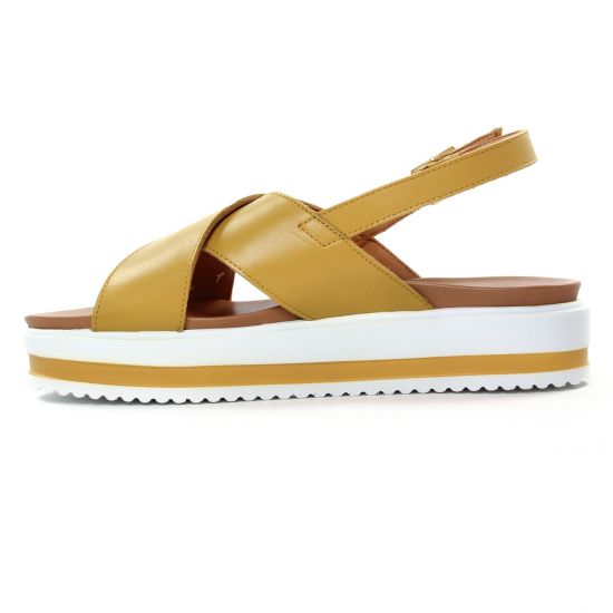 sandales jaune mode femme printemps été - Photo Produit 3