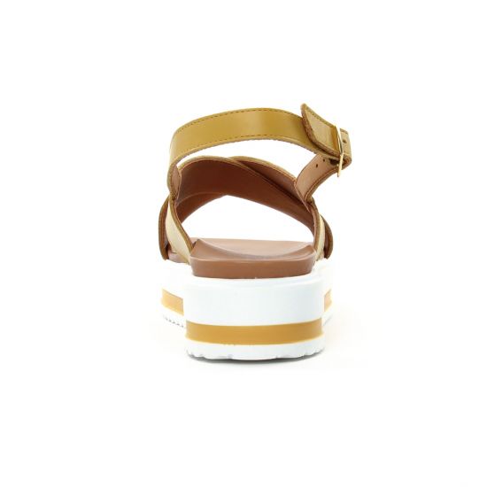 sandales jaune mode femme printemps été - Photo Produit 7