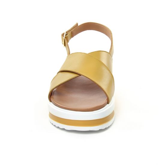 sandales jaune mode femme printemps été - Photo Produit 6