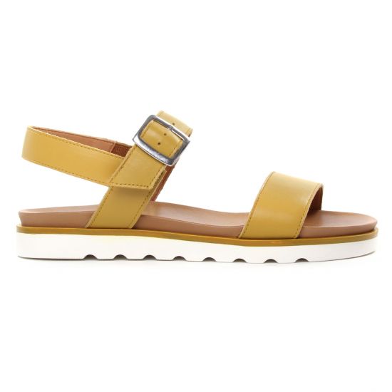 sandales jaune mode femme printemps été - Photo Produit 2