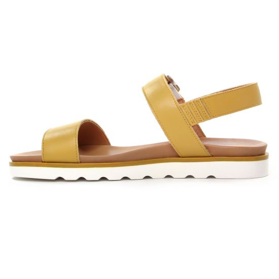 sandales jaune mode femme printemps été - Photo Produit 3