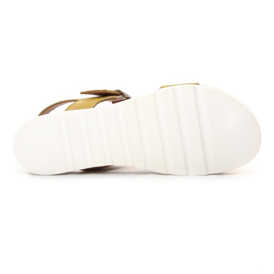 sandales jaune mode femme printemps été - Photo Produit 5