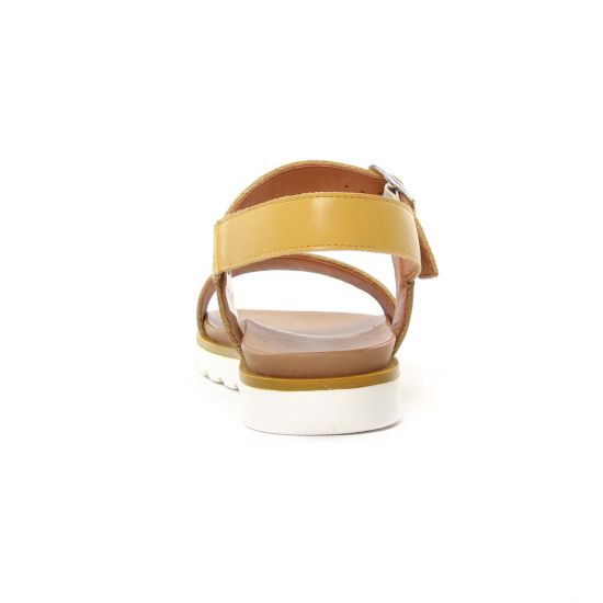 sandales jaune mode femme printemps été - Photo Produit 7