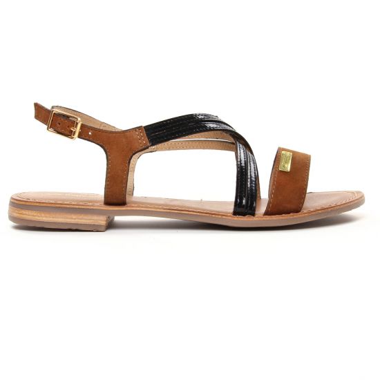 sandales marron noir mode femme printemps été - Photo Produit 2