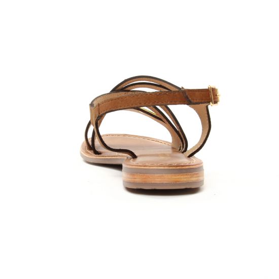 sandales marron noir mode femme printemps été - Photo Produit 7