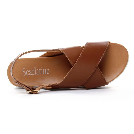 sandales marron mode femme printemps été - Photo Produit 4