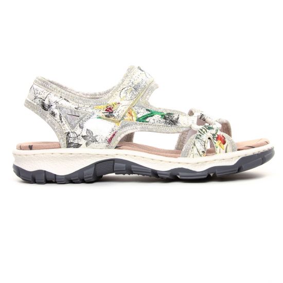 sandales multicolore mode femme printemps été - Photo Produit 2