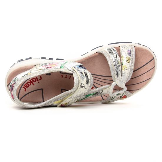 sandales multicolore mode femme printemps été - Photo Produit 4