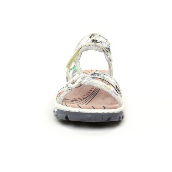 sandales multicolore mode femme printemps été - Photo Produit 6