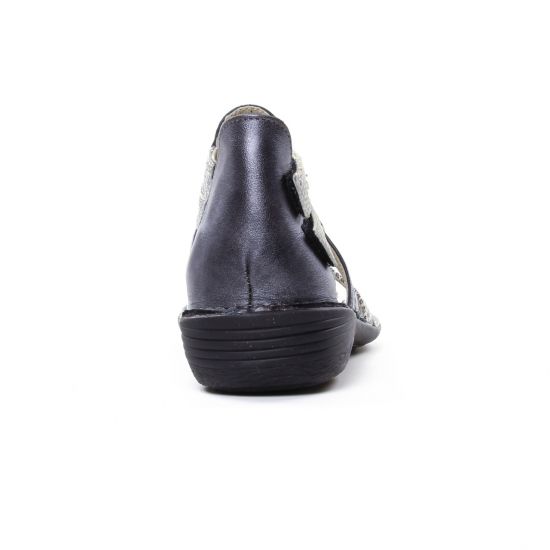 sandales argent mauve mode femme printemps été - Photo Produit 7