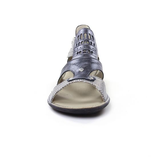 sandales argent mauve mode femme printemps été - Photo Produit 6