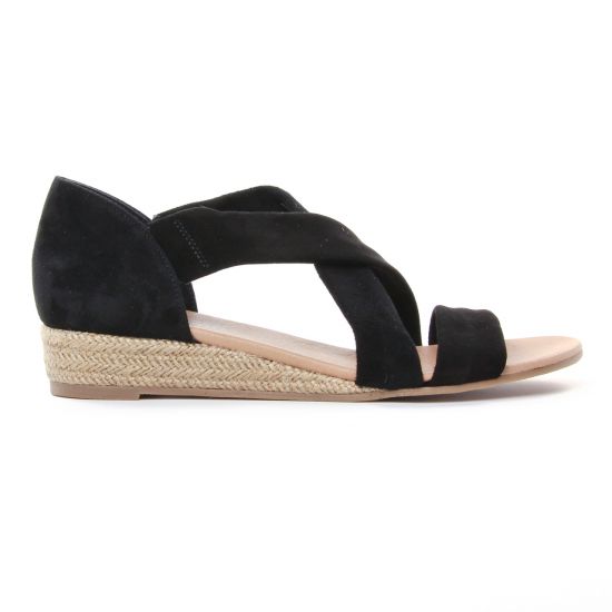 espadrilles noir mode femme printemps été - Photo Produit 2