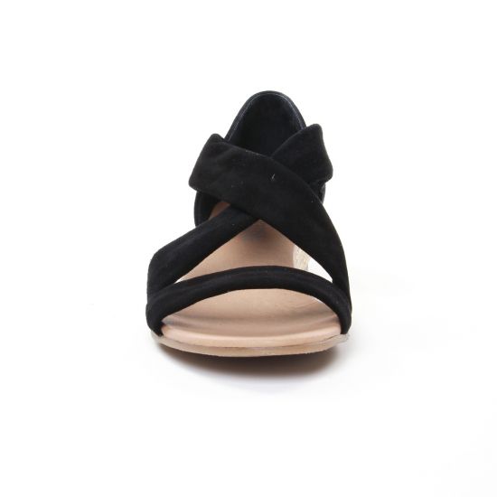 espadrilles noir mode femme printemps été - Photo Produit 6