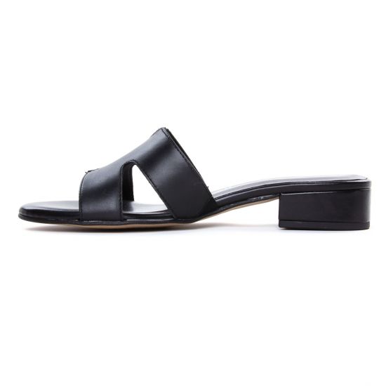sandales noir mode femme printemps été - Photo Produit 3