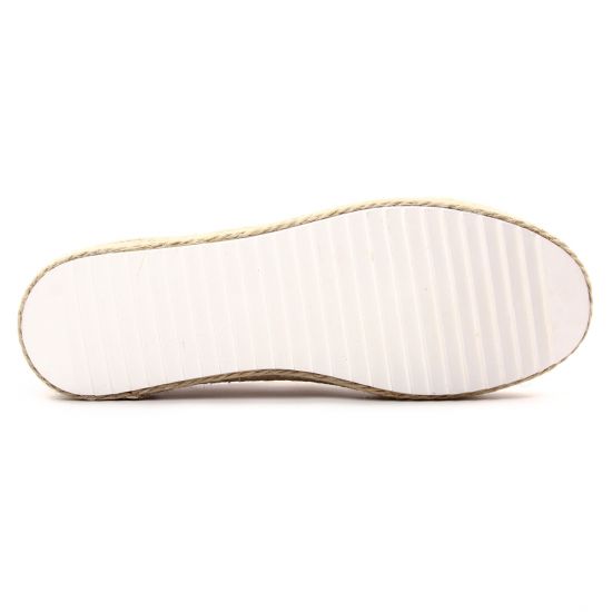 tennis beige doré mode femme printemps été - Photo Produit 5