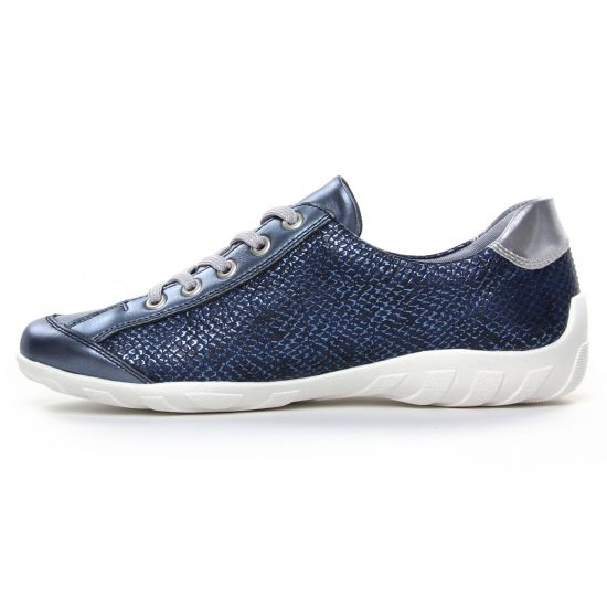 tennis bleu argent mode femme printemps été - Photo Produit 3