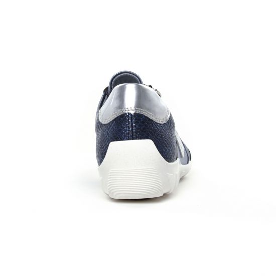 tennis bleu argent mode femme printemps été - Photo Produit 7