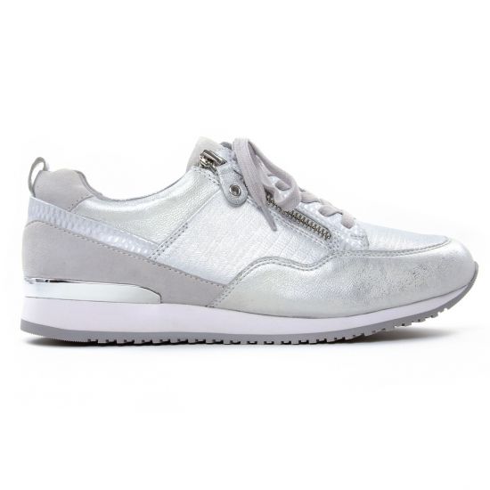 tennis gris argent mode femme printemps été - Photo Produit 2