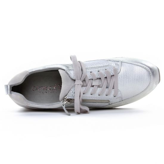 tennis gris argent mode femme printemps été - Photo Produit 4