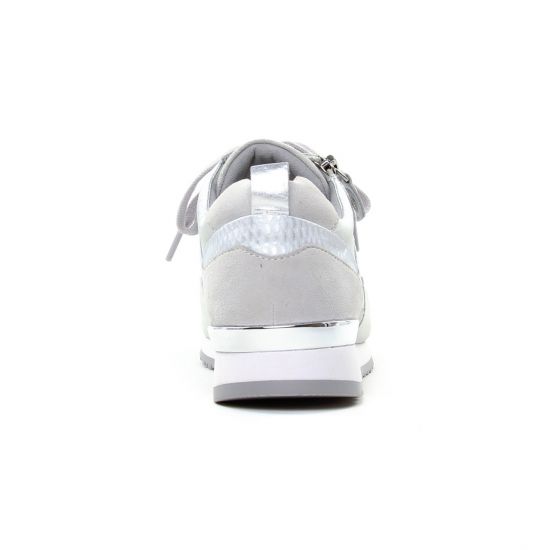 tennis gris argent mode femme printemps été - Photo Produit 7