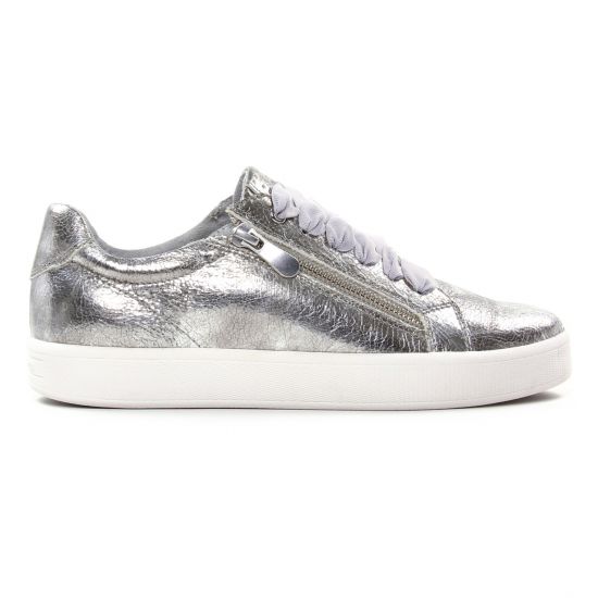tennis gris argent mode femme printemps été - Photo Produit 2