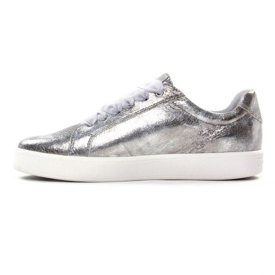 tennis gris argent mode femme printemps été - Photo Produit 3