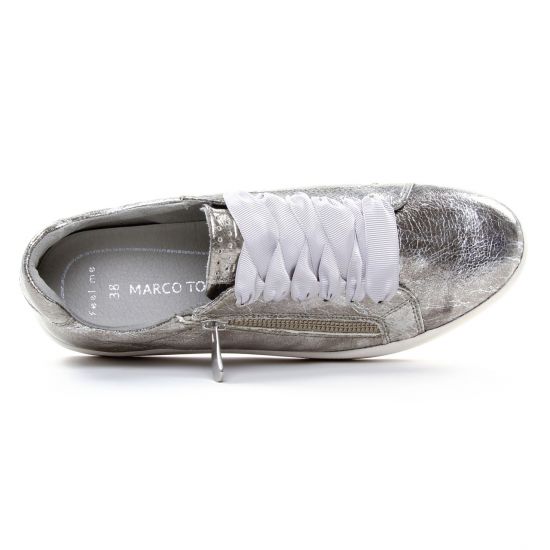 tennis gris argent mode femme printemps été - Photo Produit 4