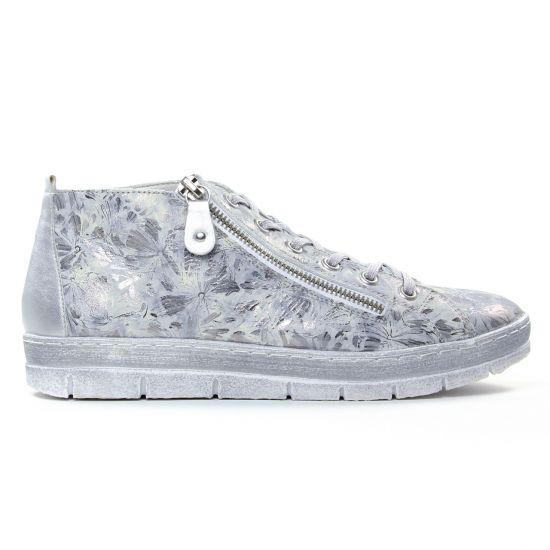 tennis gris argent mode femme printemps été - Photo Produit 2
