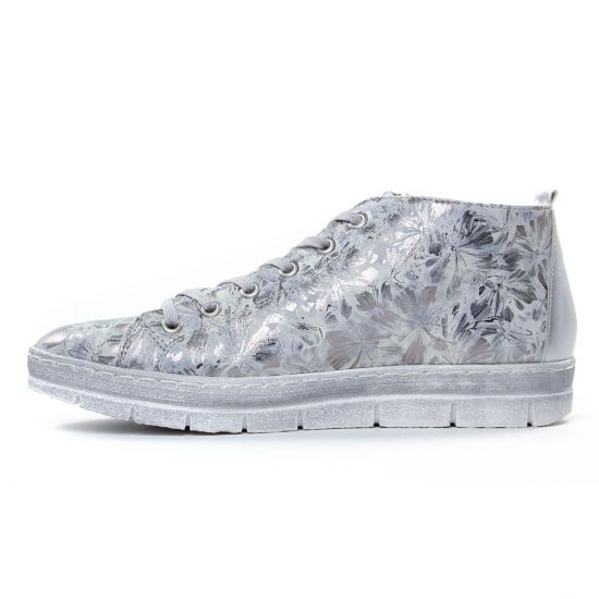 tennis gris argent mode femme printemps été - Photo Produit 3