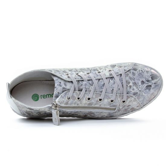 tennis gris argent mode femme printemps été - Photo Produit 4