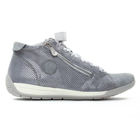 tennis gris argent mode femme printemps été - Photo Produit 2